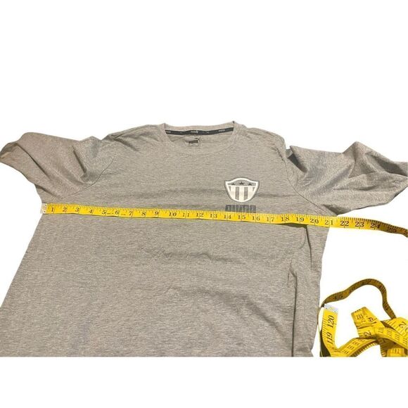 New Puma Mens Gray Crew Neck Relaxed Fit Long Sleeve T-Shirt Size Medium - Picture 6 of 16